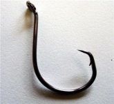 Anzol Circle Hook, tamanho  8/0. Kit 50 unidades